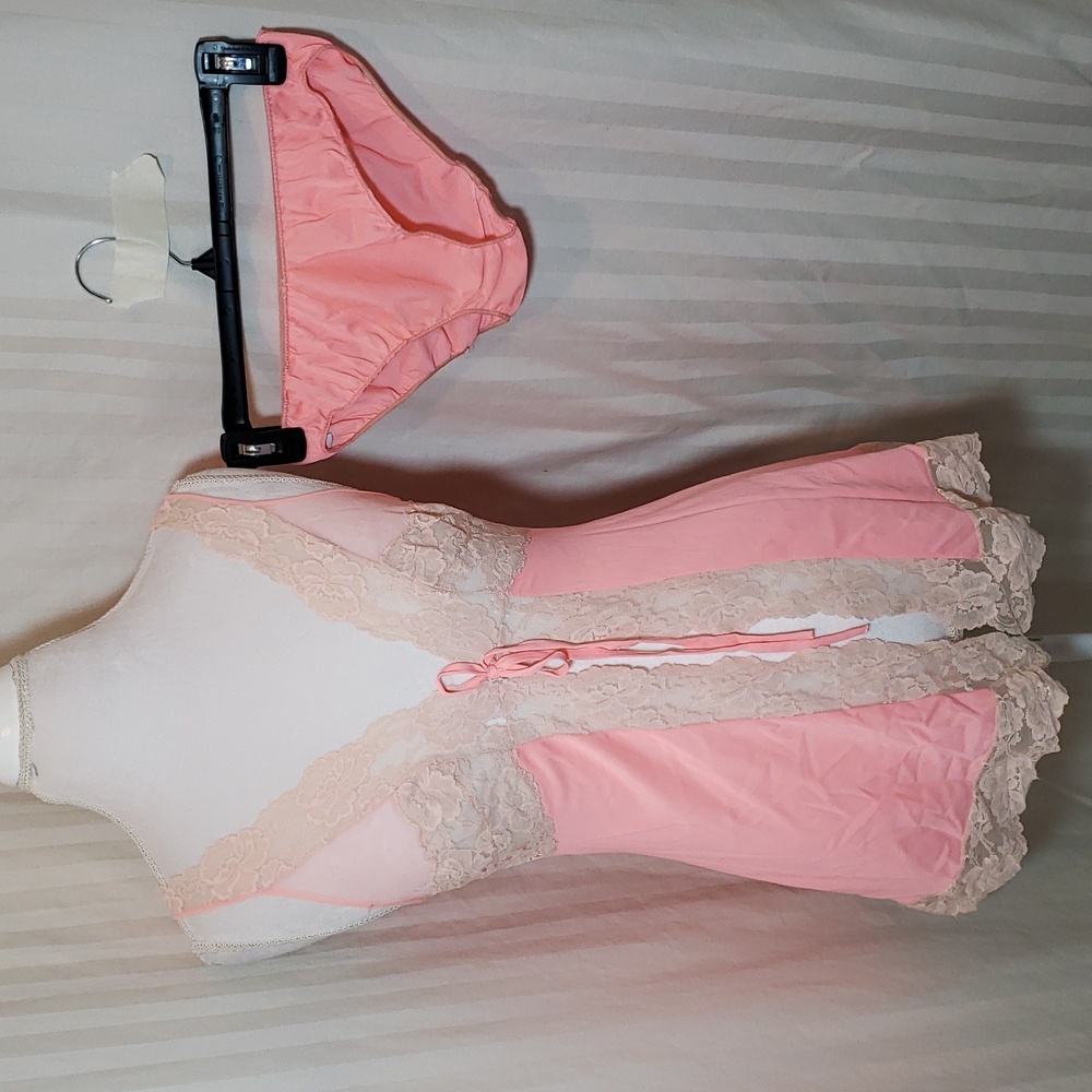 Vintage Glydons Set Cintage Lingerie Set Nylon Set Vntg Panties Set 724set (A)